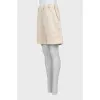 Shorts with elastic waistband and embroidered logo