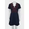 Embellished Short Sleeve Dress