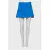 Silk mini skirt