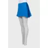 Silk mini skirt
