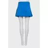 Silk mini skirt