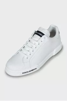 Men's white sneakers