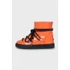 Patent leather ugg boots with laces