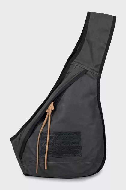 Textile crossbody bag