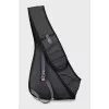 Textile crossbody bag