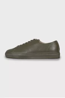 Men's khaki sneakers