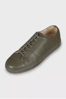Men's khaki sneakers