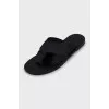 Men's Slippers with Signature Print