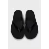 Men's Slippers with Signature Print