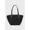 Tote bag with contrast stitching