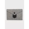 Vintage clutch in black and white