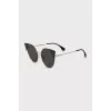 Black cat eye sunglasses
