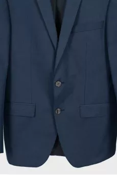 Men's Blue Striped Suit