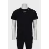 Men's T-shirt with print on the back