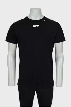 Men's T-shirt with print on the back