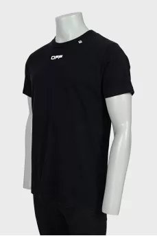 Men's T-shirt with print on the back