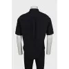 Men's Black Short Sleeve Shirt