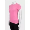 Pink slim fit t-shirt