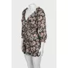 Paisley Print Neck Jumpsuit