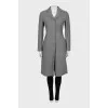 Fitted grey coat