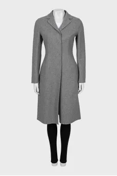 Fitted grey coat