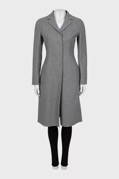 Fitted grey coat