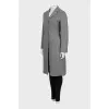 Fitted grey coat