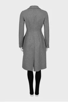 Fitted grey coat