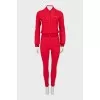 Red tracksuit