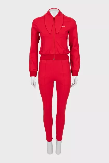 Red tracksuit
