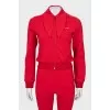 Red tracksuit