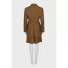 Wool suit with skirt and blouse