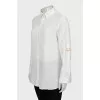 Linen shirt with belt