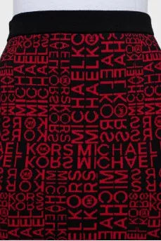 Pencil skirt in signature print