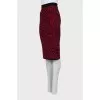 Pencil skirt in signature print