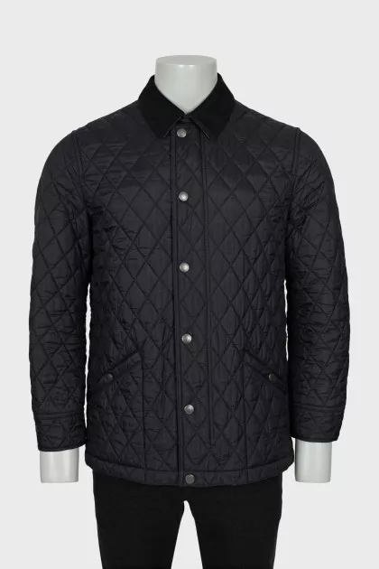 Men's jacket with patch pockets