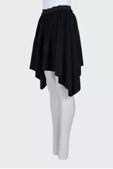 Black skirt with longer sides