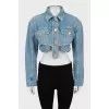 Cropped denim jacket