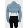 Cropped denim jacket