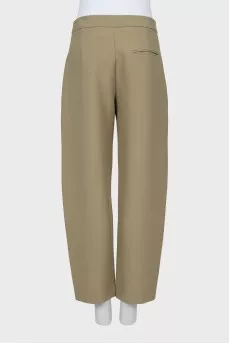 Pants in a scar of a narrowed cut