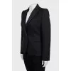 Black jacket with satin lapels