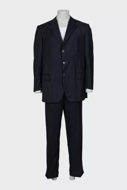 Men's striped suit