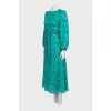 Floral Print Linen Dress