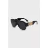 Sunglasses mask with decor