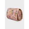 Paisley Print Cosmetic Bag