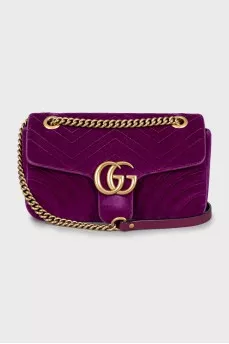 Velour bag GG Marmont