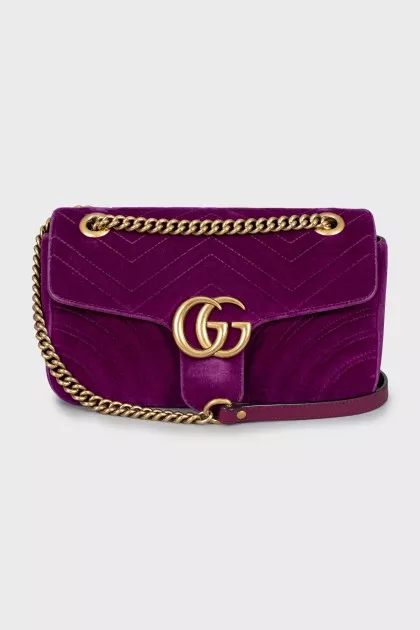 Velour bag GG Marmont