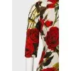 Dress in floral print