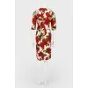 Dress in floral print