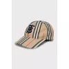 Textile cap with print